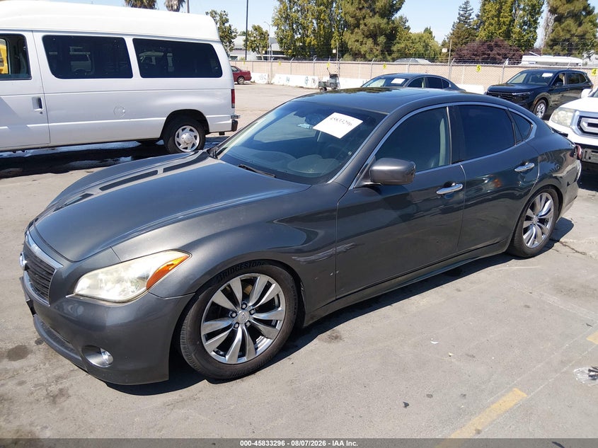 Vin: jn1by1ar9bm376747, lot: 46332197, infiniti m37x 20112