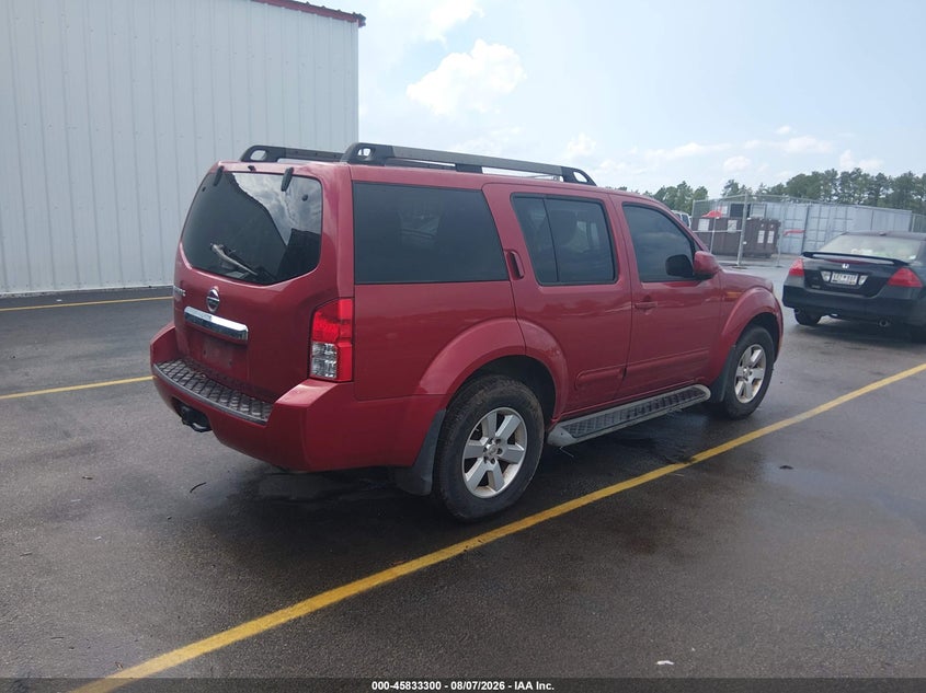 2012 NISSAN PATHFINDER auction photo 4