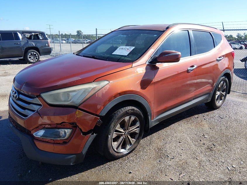 Vin: 5xyzu3lb0eg138035, lot: 46332208, hyundai santa fe sport 2.4l 20142