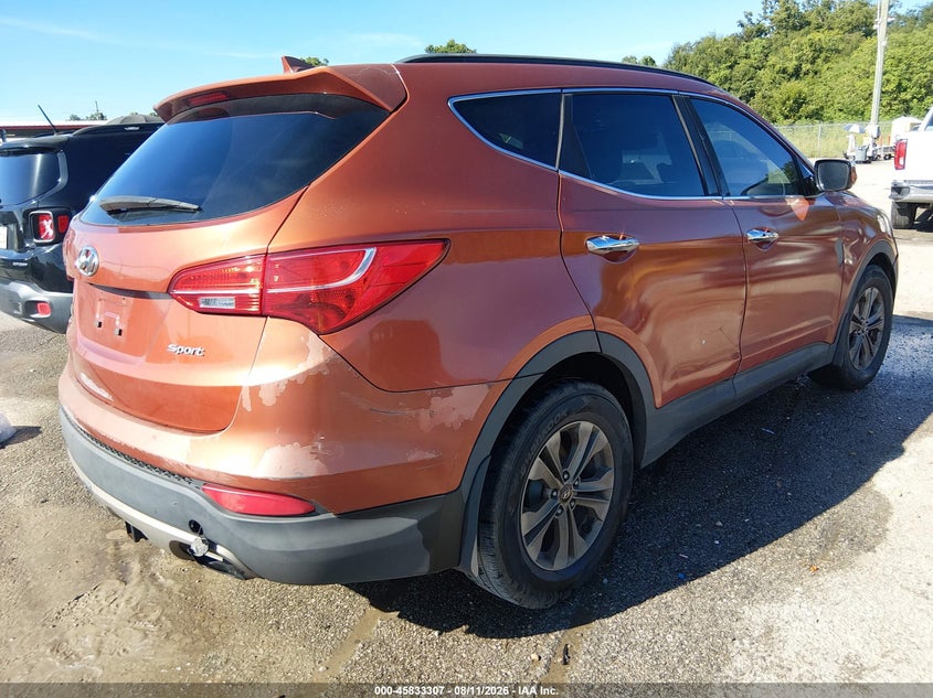 Vin: 5xyzu3lb0eg138035, lot: 46332208, hyundai santa fe sport 2.4l 20144