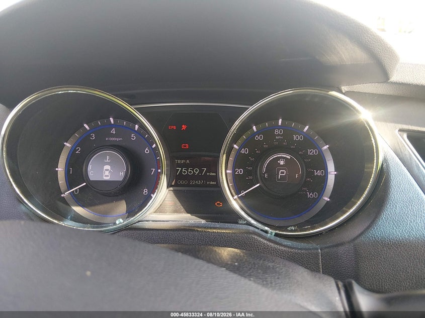 2013 HYUNDAI SONATA auction photo 7