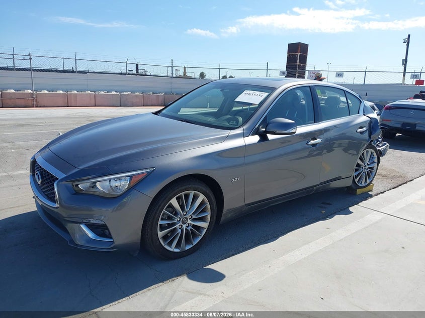 Vin: jn1ev7ap5km516946, lot: 46332235, infiniti q50 3.0t luxe 20192
