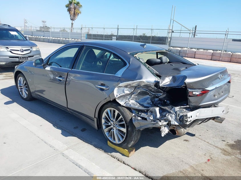 Vin: jn1ev7ap5km516946, lot: 46332235, infiniti q50 3.0t luxe 20193