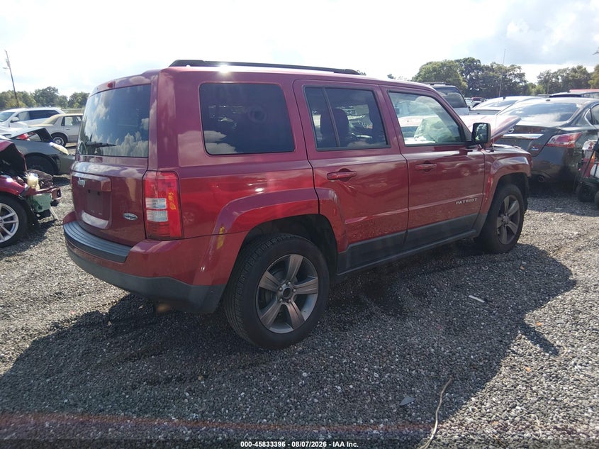 Vin: 1c4njpfa8fd274317, lot: 46332297, jeep patriot high altitude edition 20154