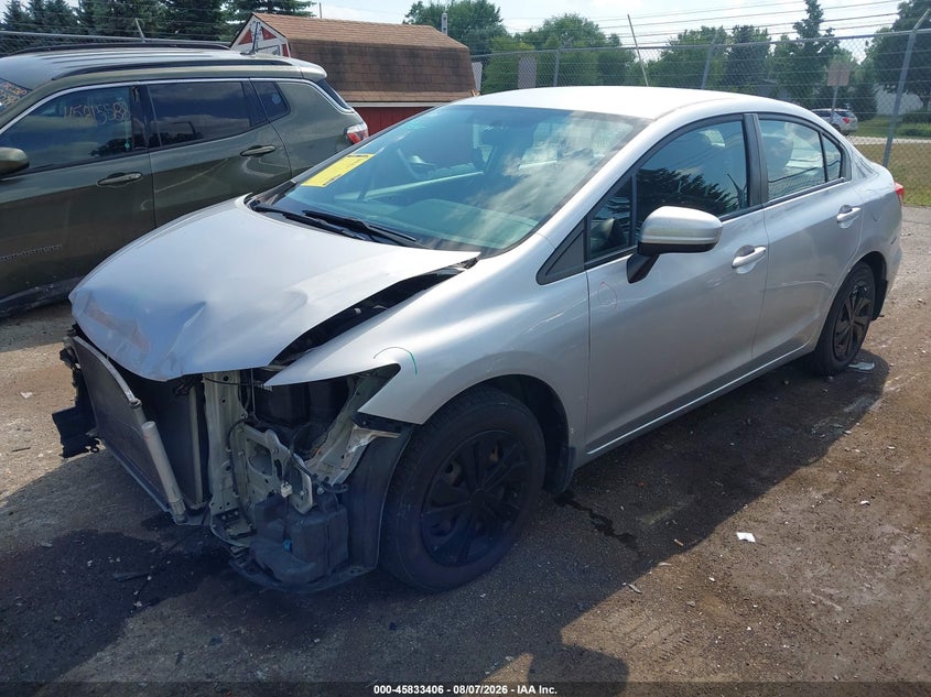 Vin: 19xfb2f59ee262455, lot: 46332307, honda civic lx 20142