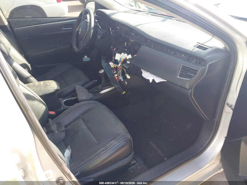 2014 TOYOTA COROLLA SEDAN 1.8L I-4 DOHC, VVT, 132HP