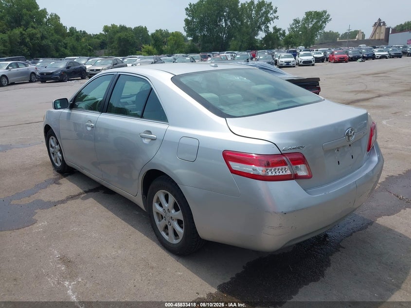 2011 TOYOTA CAMRY SEDAN 2.5L I-4 DOHC, VVT, 169HP
