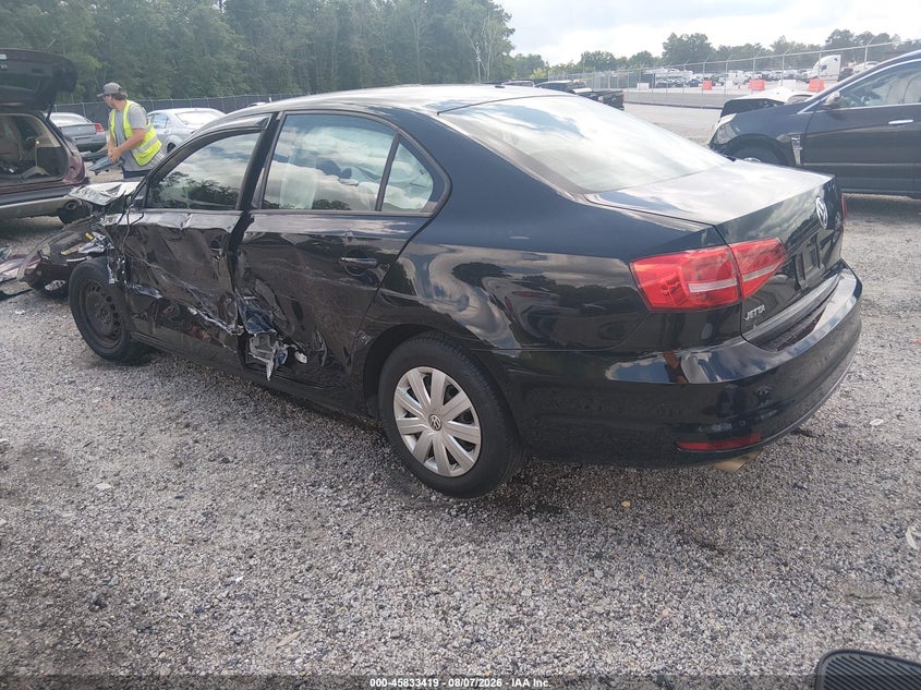 Vin: 3vw2k7aj1fm407024, lot: 46332320, volkswagen jetta 2.0l s 20153