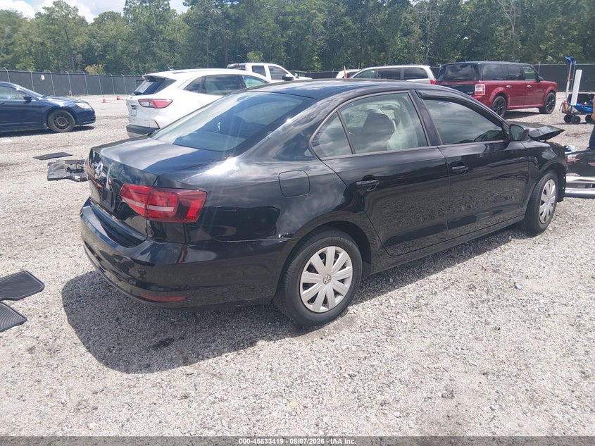 Vin: 3vw2k7aj1fm407024, lot: 46332320, volkswagen jetta 2.0l s 20154