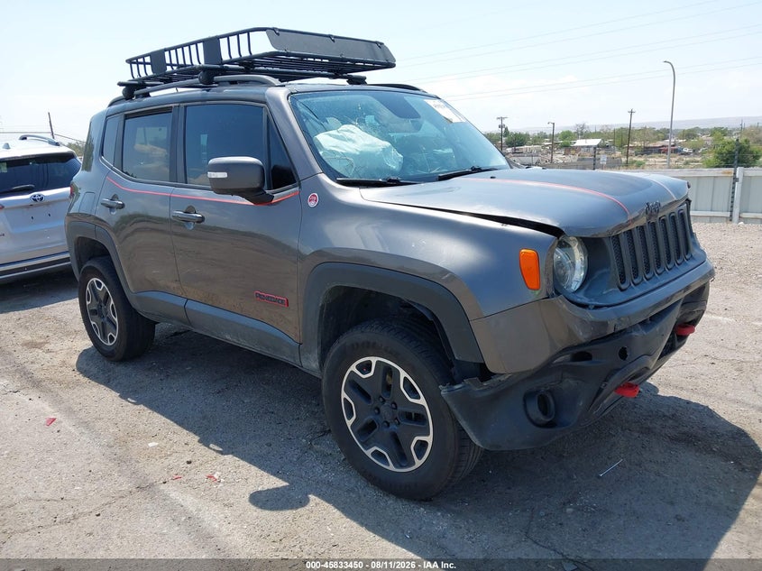 2017 Jeep Renegade Trailhawk, Перёд, IAAI, VIN ZACCJBCB8HPE90177