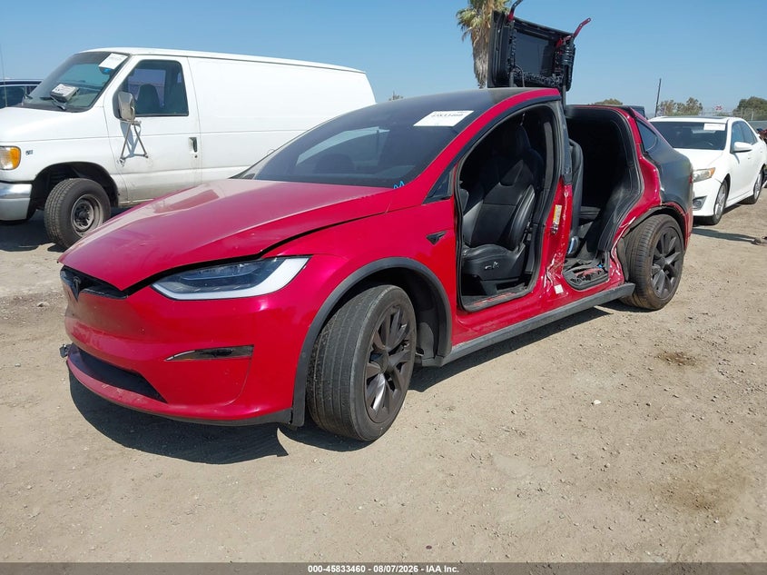 2022 TESLA MODEL X auction photo 2