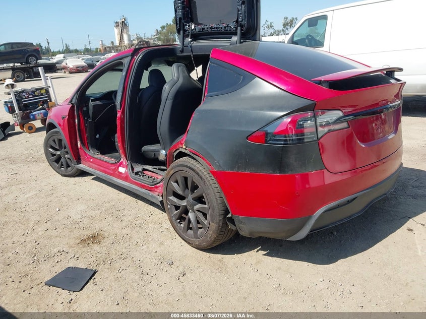 2022 TESLA MODEL X auction photo 3
