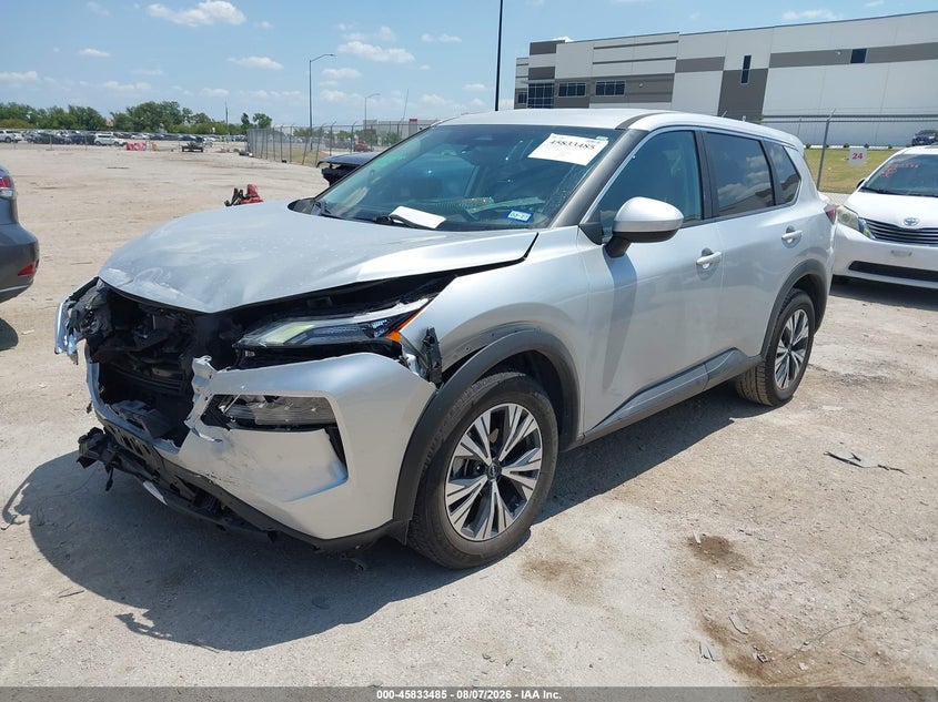 Vin: 5n1bt3bb8pc797392, lot: 46332386, nissan rogue sv intelligent awd 20232