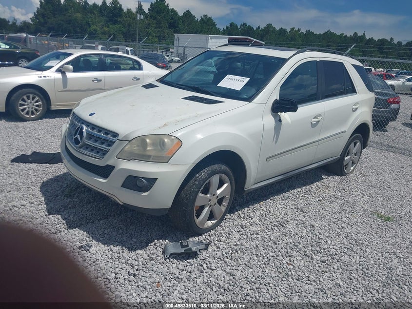 2010 MERCEDES-BENZ ML 350 auction photo 2