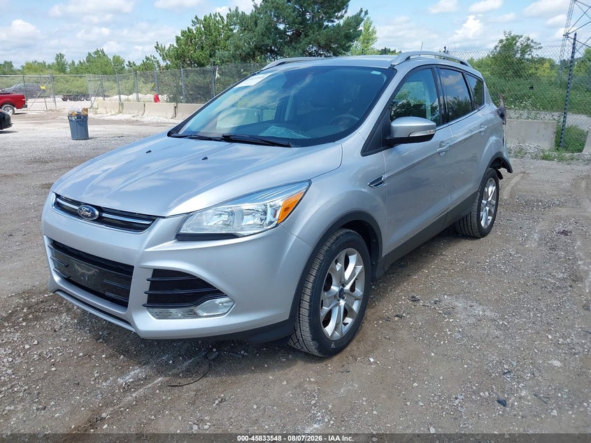 Vin: 1fmcu9jx7euc73711, lot: 46332449, ford escape titanium 20142