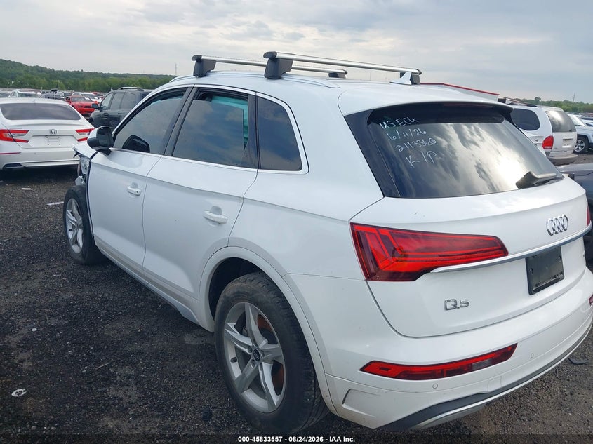 Vin: wa1aaafy0m2113360, lot: 46332458, audi q5 premium 45 tfsi quattro s tronic 20213