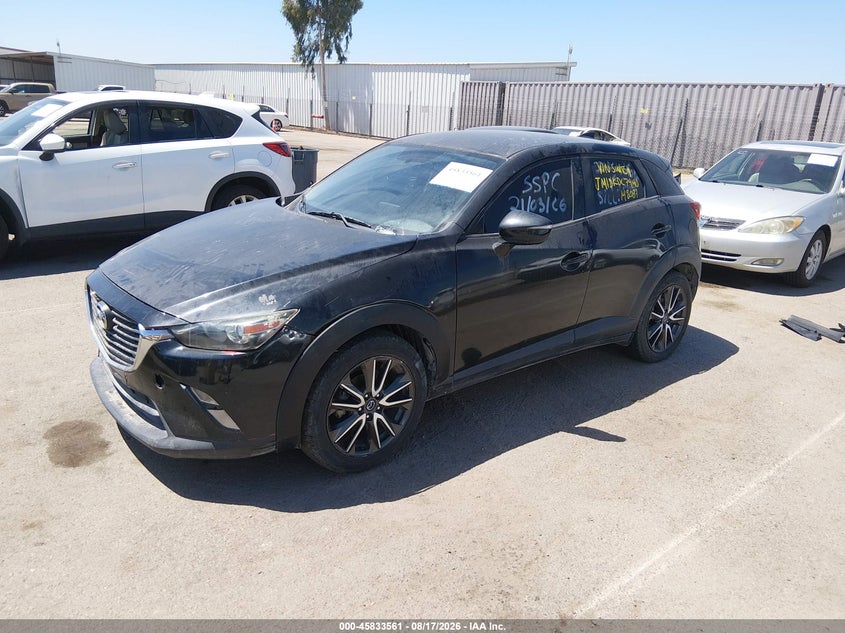 Vin: jm1dkdc79h0148087, lot: 46332462, mazda cx-3 touring 20172