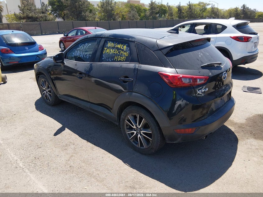 Vin: jm1dkdc79h0148087, lot: 46332462, mazda cx-3 touring 20173