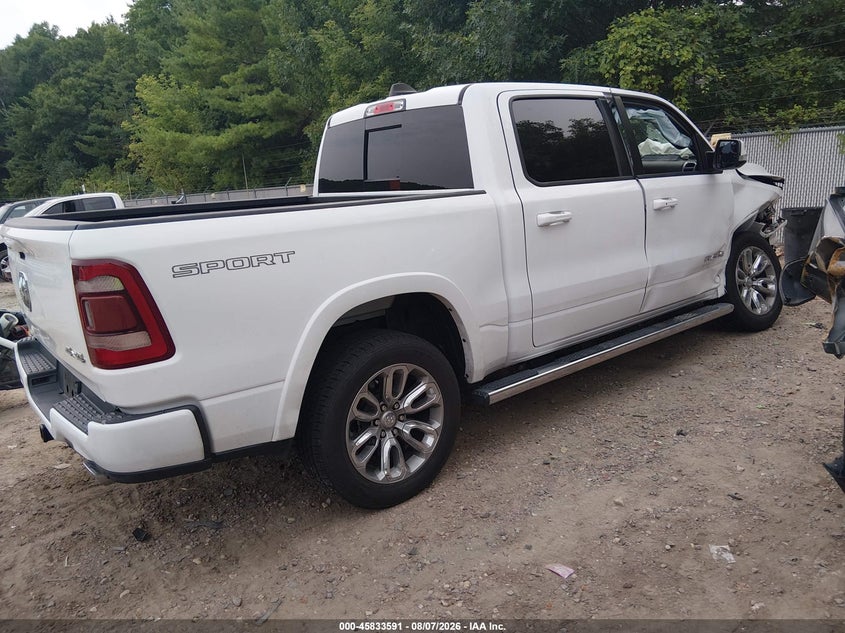 Vin: 1c6srfjt9mn637933, lot: 46332492, ram 1500 laramie  4x4 5'7 box 20214