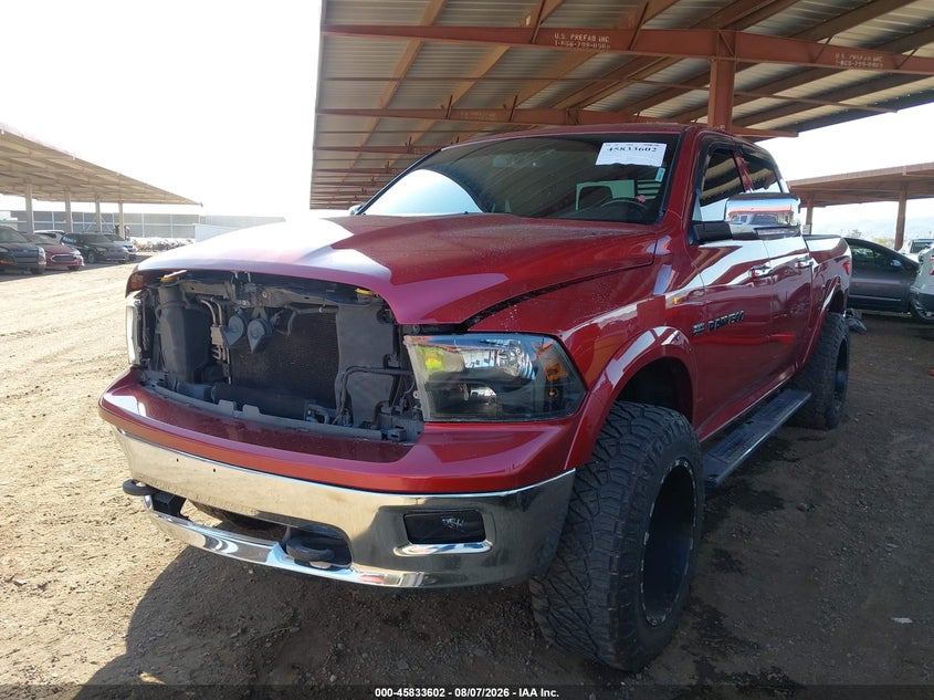 Vin: 1c6rd7nt3cs293612, lot: 46332503, ram 1500 laramie 20122