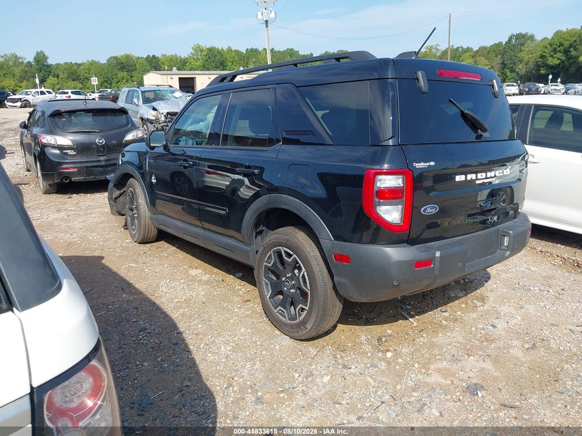 Vin: 3fmcr9cn6sre86522, lot: 46332516, ford bronco sport outer banks 20253