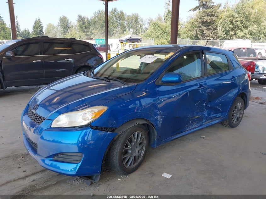 2009 TOYOTA MATRIX — zdjęcie 2