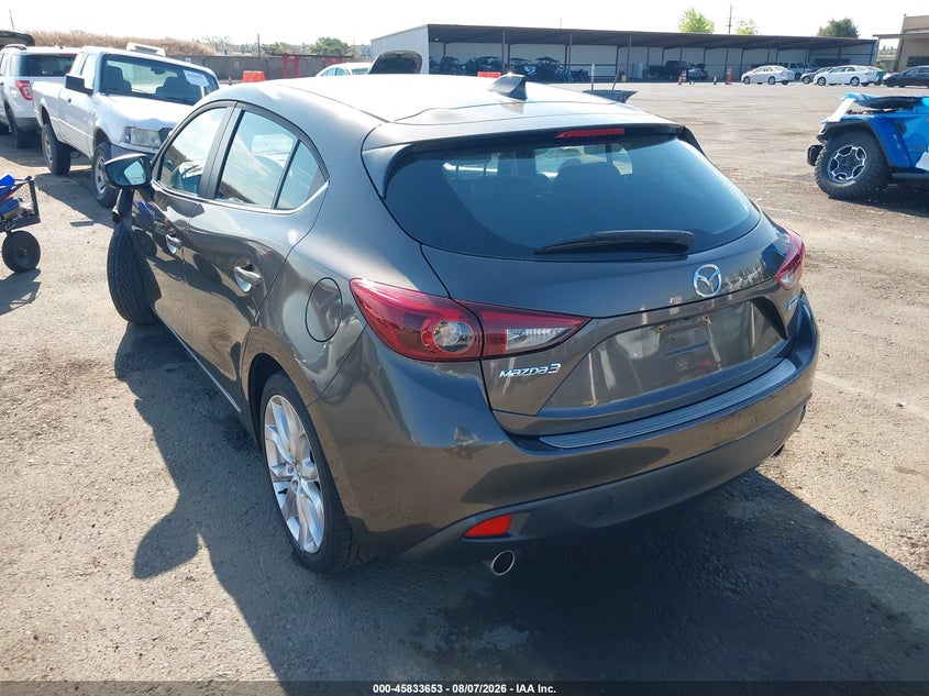 Vin: jm1bm1m34e1201070, lot: 46332554, mazda mazda3 s grand touring 20143