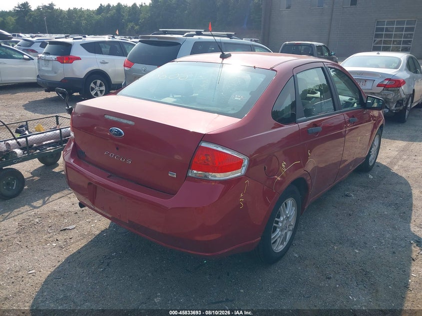 2009 FORD FOCUS SEDAN 2.0L I-4 DOHC, 140HP