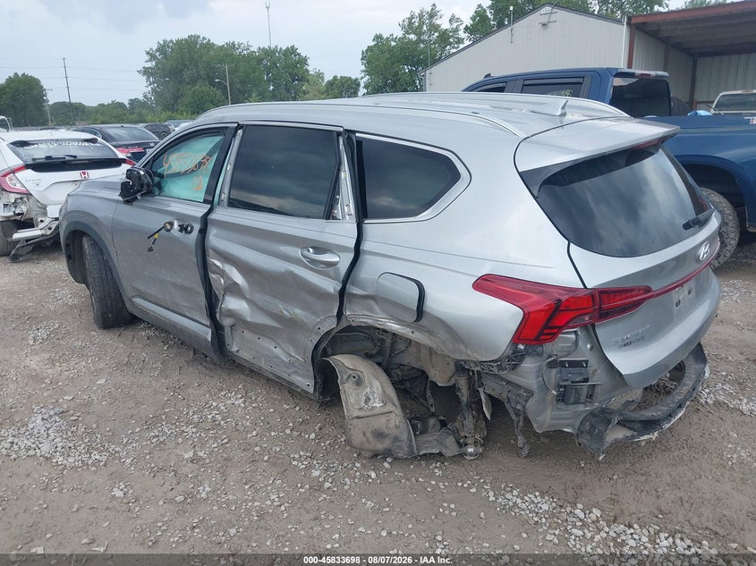 Vin: 5nms24aj1mh324467, lot: 46332599, hyundai santa fe sel 20213