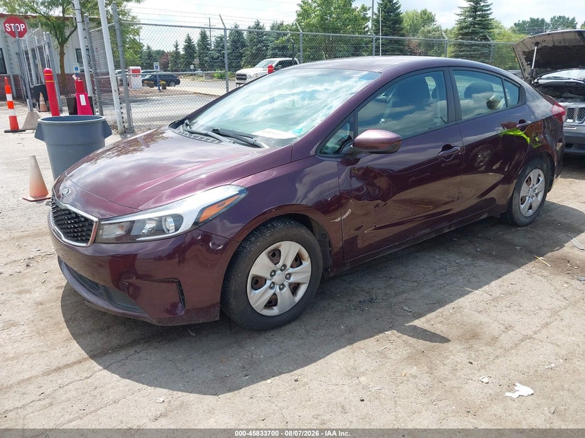Vin: 3kpfk4a79he150229, lot: 46332601, kia forte lx 20172