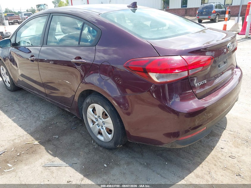 Vin: 3kpfk4a79he150229, lot: 46332601, kia forte lx 20173