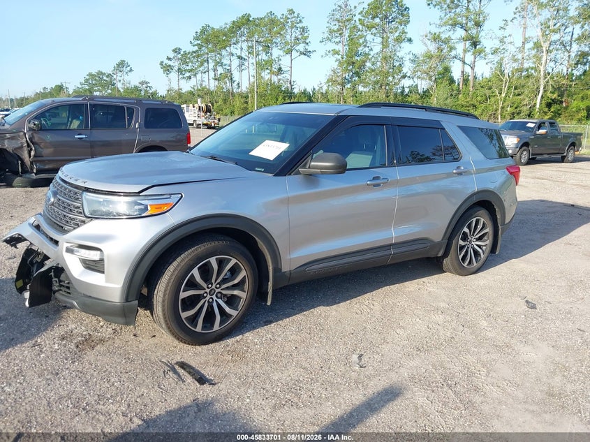 2021 Ford Explorer, Front End, IAAI, VIN 1FMSK7DH6MGC38410 — photo 2