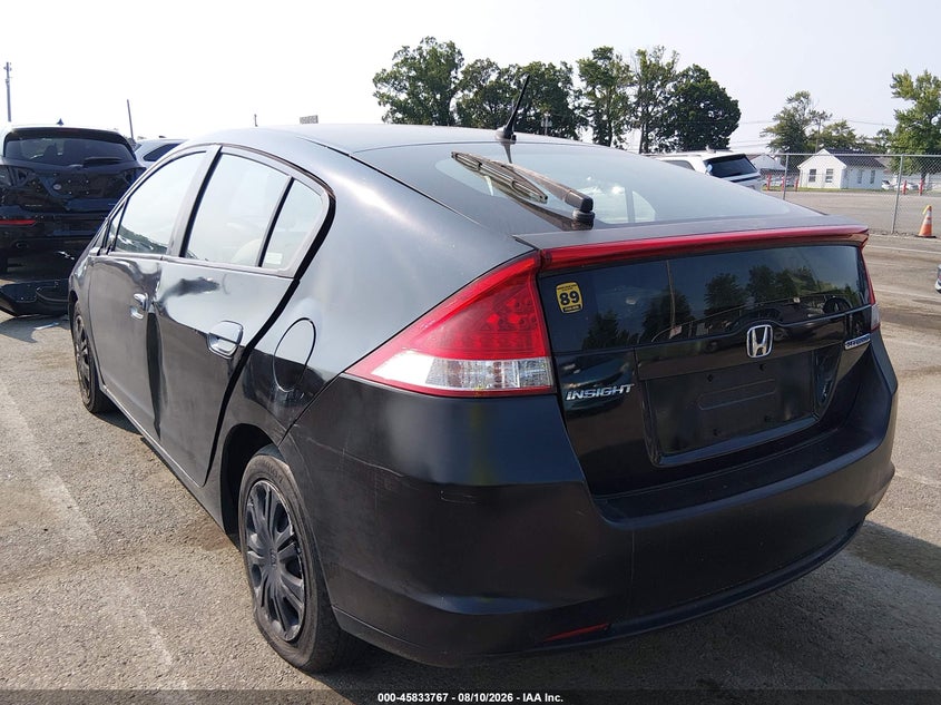 HONDA INSIGHT 2010 VIN JHMZE2H5XAS006882