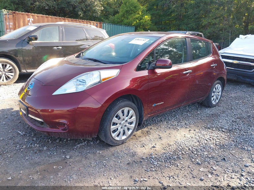 2016 NISSAN LEAF auction photo 2