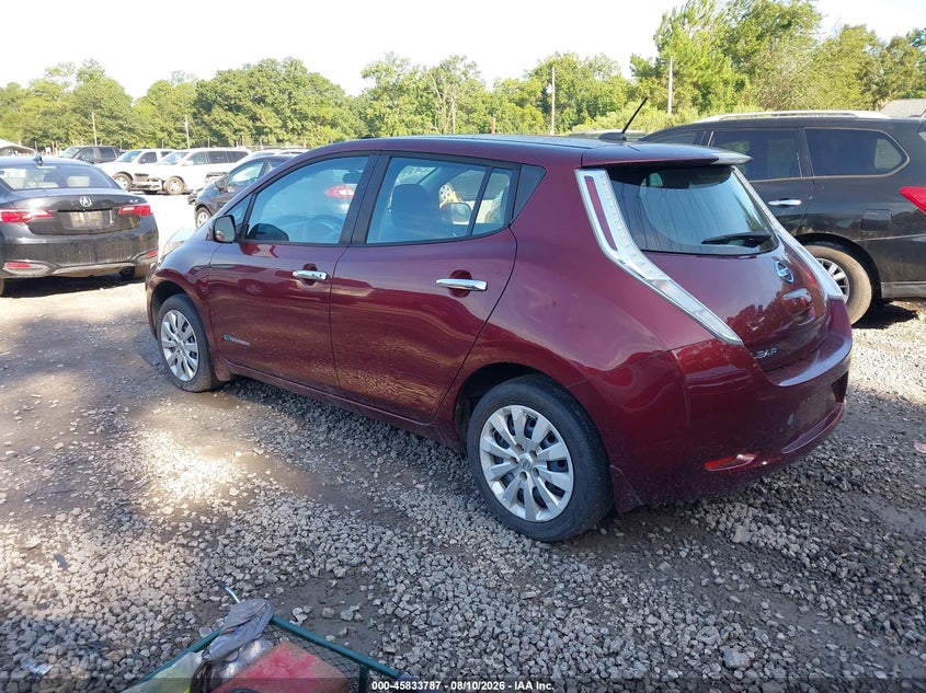 2016 NISSAN LEAF auction photo 3