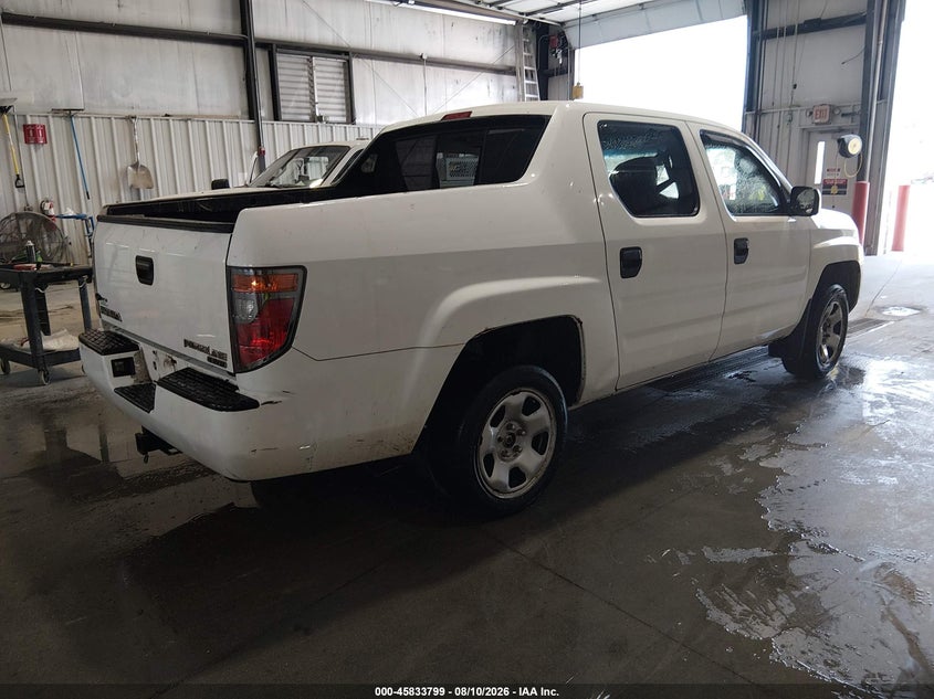 HONDA RIDGELINE 2007 VIN 2HJYK16207H548187