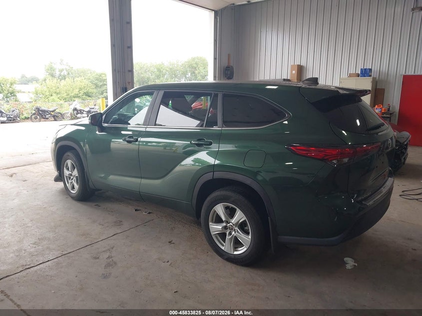 Vin: 5tdkdrah3ps500795, lot: 46332726, toyota highlander l 20233