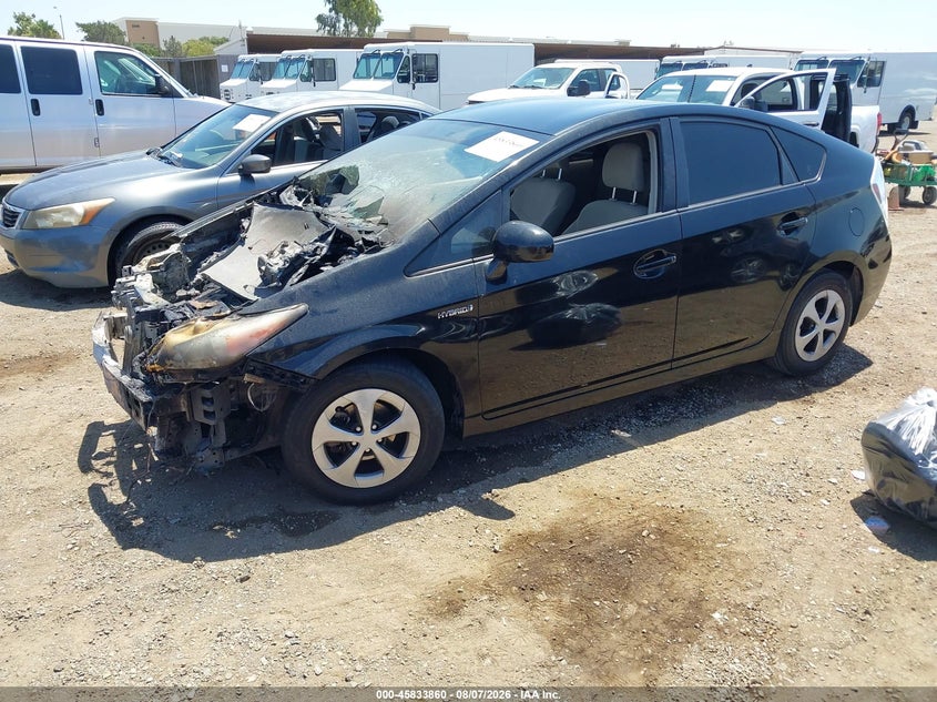 Vin: jtdkn3du3e1809793, lot: 46332761, toyota prius two 20142