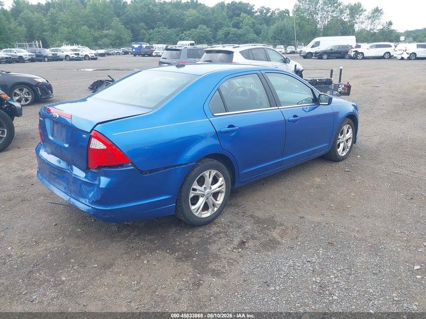 2012 FORD FUSION auction photo 4