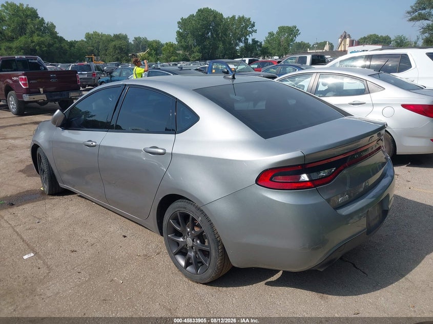 Vin: 1c3cdfbb0fd331332, lot: 46332806, dodge dart sxt 20153