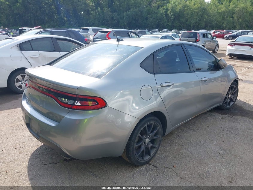 Vin: 1c3cdfbb0fd331332, lot: 46332806, dodge dart sxt 20154