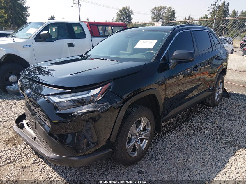Vin: jtmlwrfv9sd299969, lot: 46332844, toyota rav4 hybrid le 20252