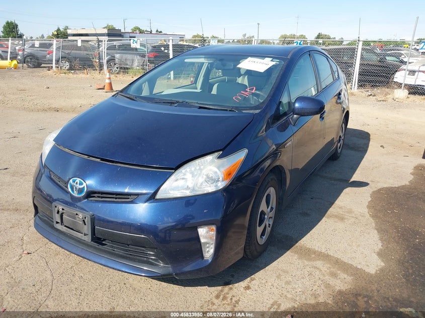 Vin: jtdkn3du3d1706629, lot: 46332851, toyota prius three 20132