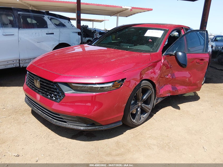 Vin: 1hgcy2f74sa046290, lot: 46332853, honda accord hybrid sport-l 20252