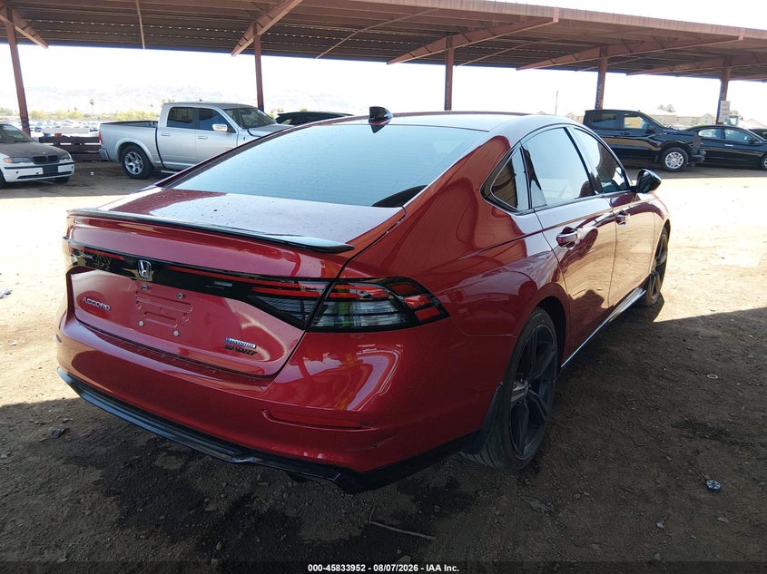 Vin: 1hgcy2f74sa046290, lot: 46332853, honda accord hybrid sport-l 20254