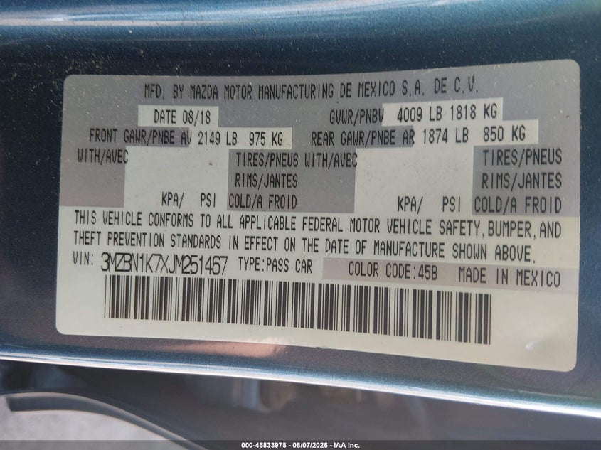 MAZDA MAZDA3 - zdjęcie 9