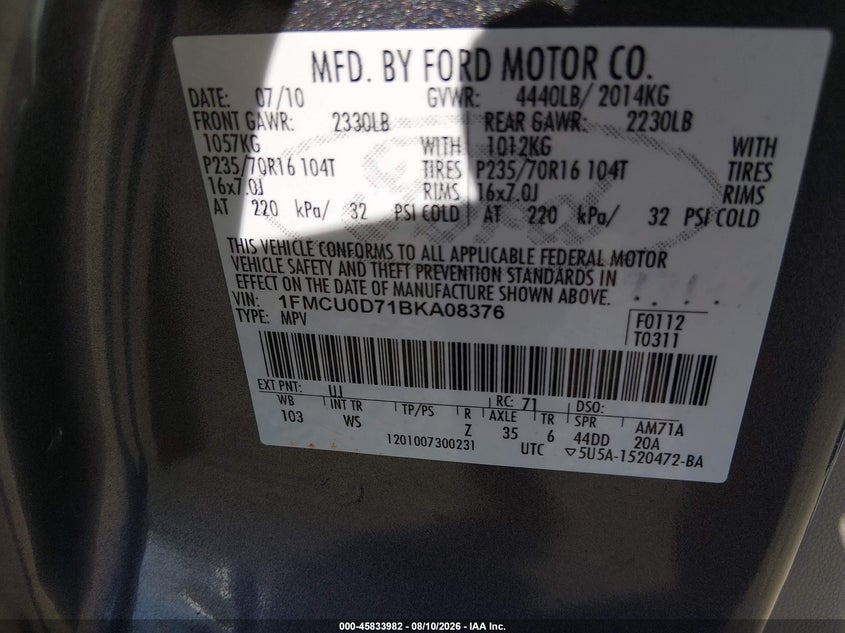 Фото 9 - FORD ESCAPE