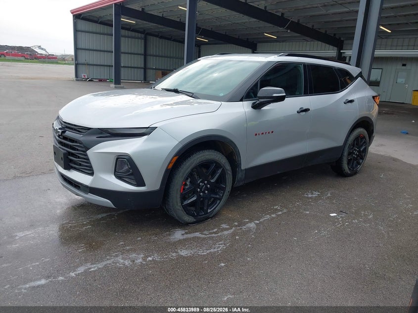 2021 Chevrolet Blazer, Град, IAAI, VIN 3GNKBJR47MS542572 — фото 2
