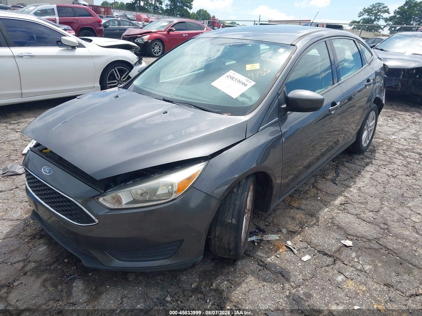 Vin: 1fadp3f20jl279785, lot: 46332900, ford focus se 20182