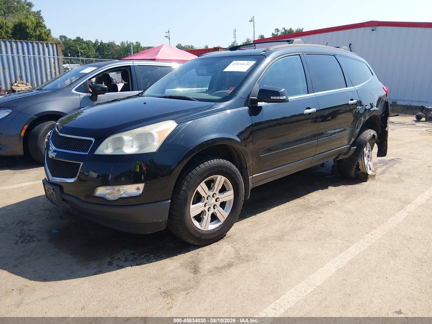 2011 Chevrolet Traverse, Левый зад, IAAI, VIN 1GNKVJED7BJ186765 — фото 2